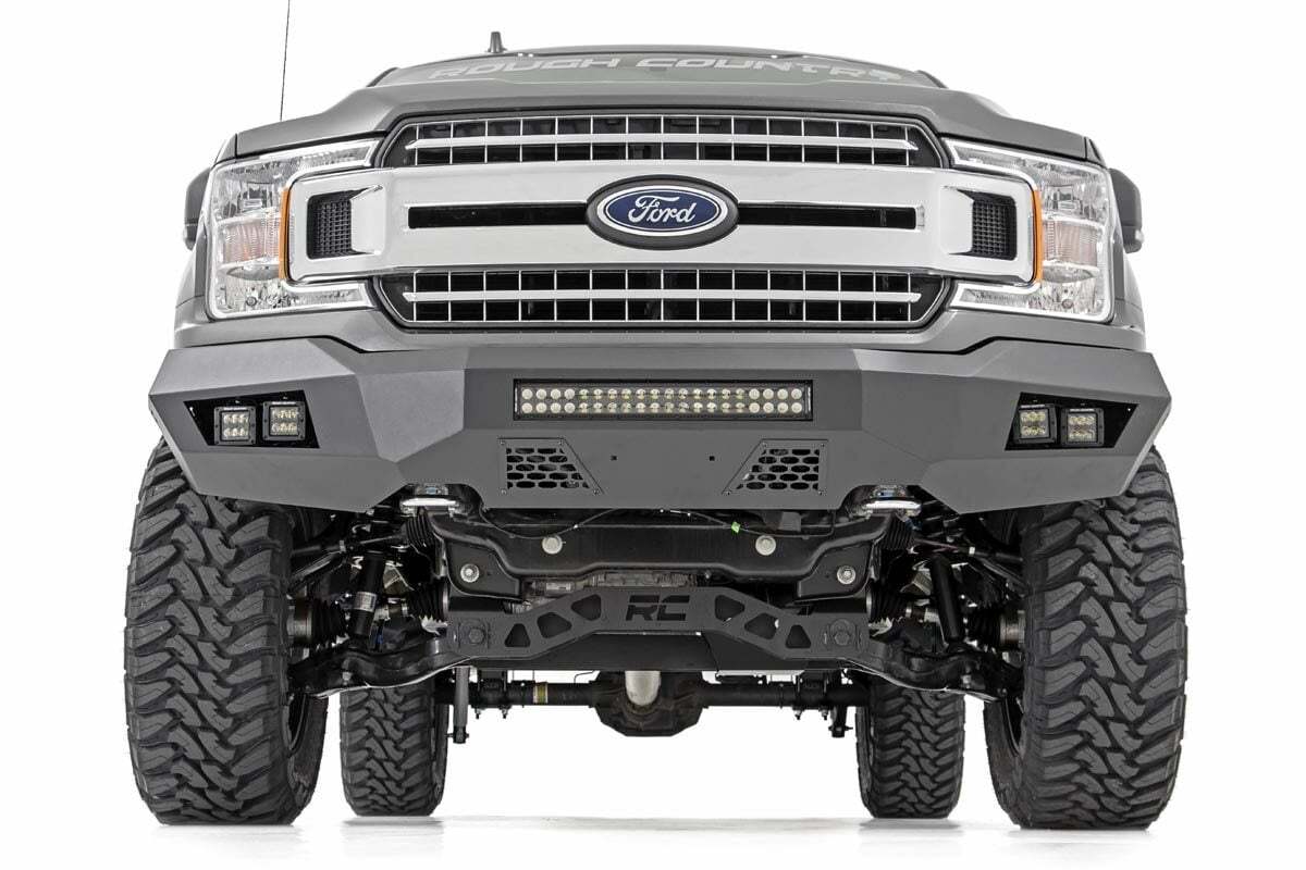 Fits Ford F-150 2WD/4WD (2018-2020) Front Bumper; 10776A