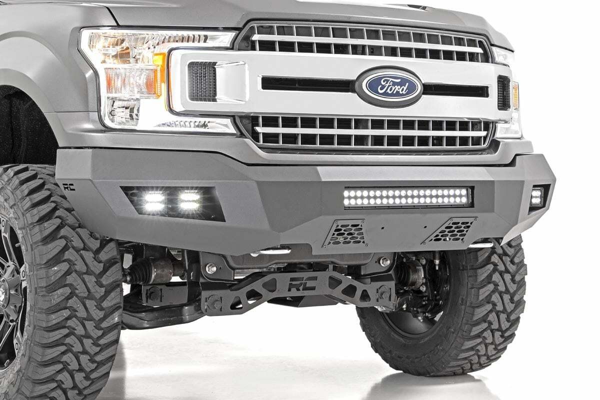 Fits Ford F-150 2WD/4WD (2018-2020) Front Bumper; 10776A