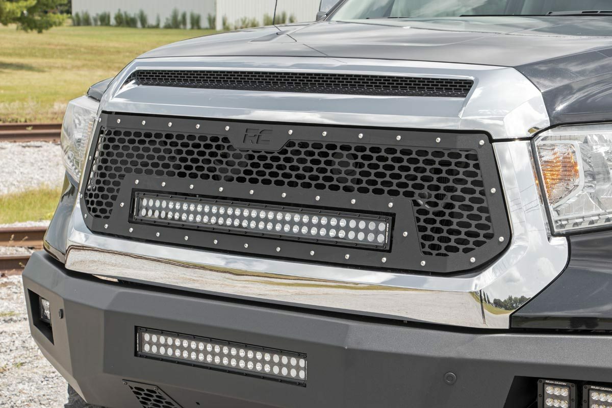 Fits Toyota Tundra 2WD/4WD (2014-2021) Front Bumper; 10777