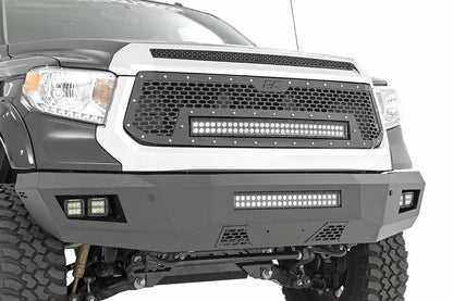 Fits Toyota Tundra 2WD/4WD (2014-2021) Front Bumper; 10777