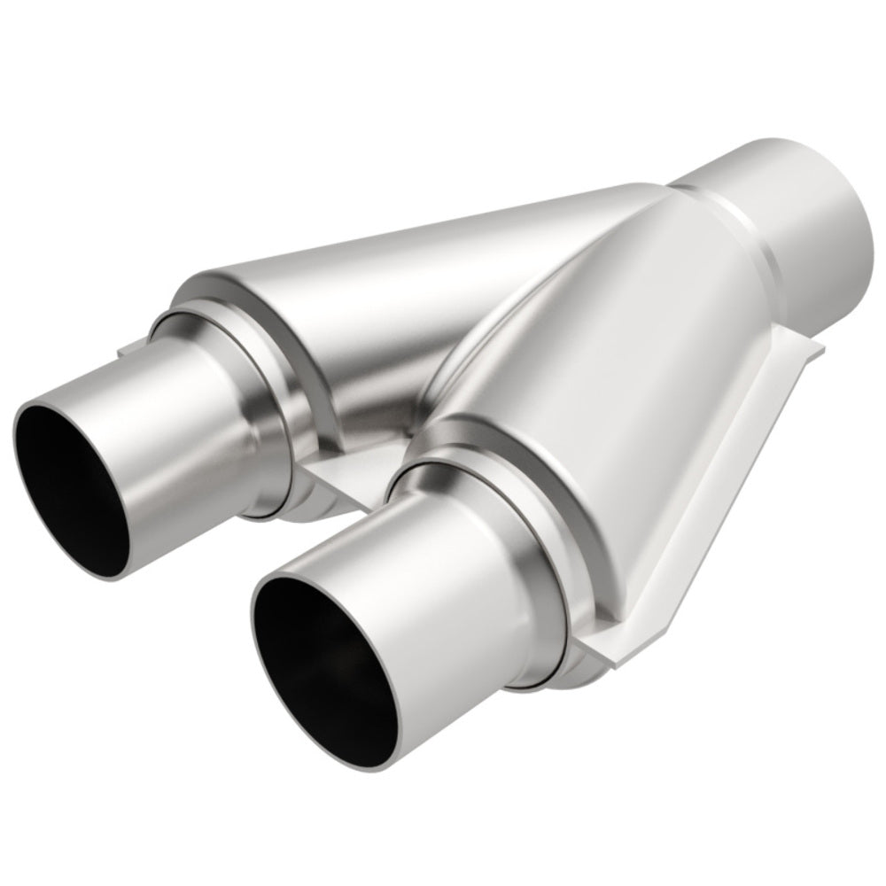 Universal Exhaust Pipe Smooth Trans Y- 2.5/3 X 10 Al 10778 Magnaflow - Y Pipe Car Part People
