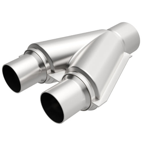 Universal Exhaust Pipe Smooth Trans Y- 2.5/3 X 10 Al 10778 Magnaflow