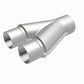 Universal Exhaust Pipe Smooth Trans Y- 2.5/3 X 10 Al 10778 Magnaflow