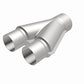 Universal Exhaust Pipe Smooth Trans Y- 2.5/3 X 10 Al 10778 Magnaflow