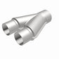 Universal Exhaust Pipe Smooth Trans Y- 2.5/3 X 10 Al 10778 Magnaflow