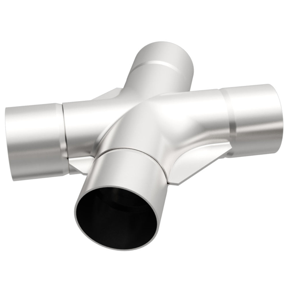 Universal Exhaust Pipe Smooth Trans X 2.25 SS 35deg. 10780 Magnaflow - X Pipe Car Part People