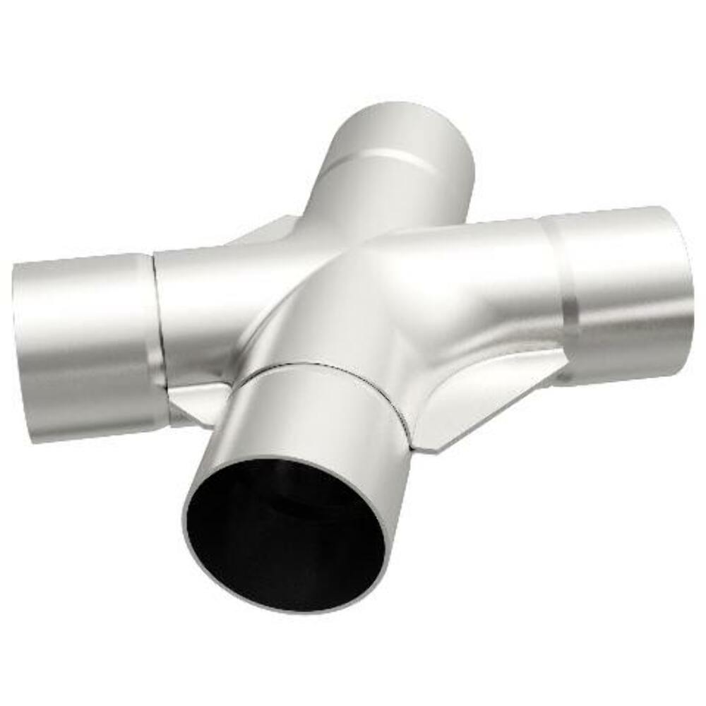 Universal Exhaust Pipe Smooth Trans X 2.25 SS 35deg. 10780 Magnaflow - X Pipe Car Part People
