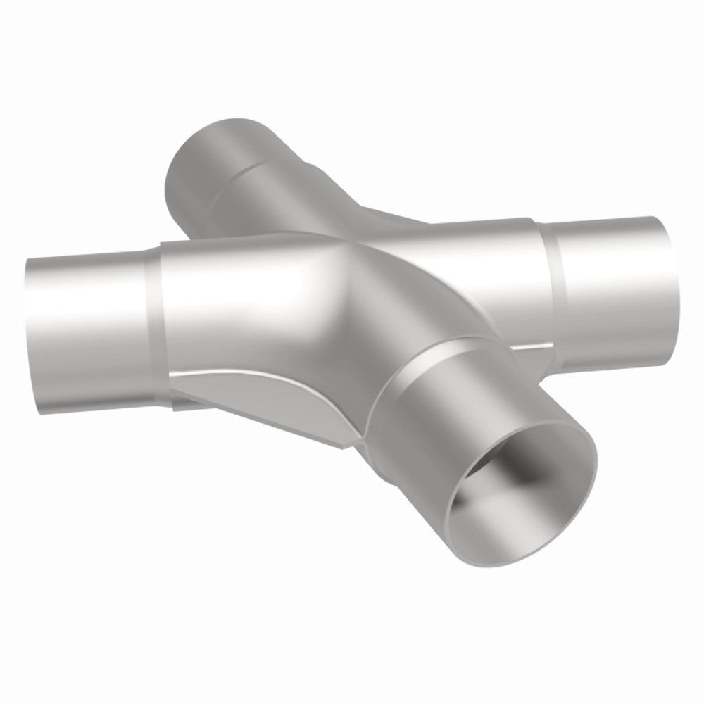 Universal Exhaust Pipe Smooth Trans X 2.25 SS 35deg. 10780 Magnaflow - X Pipe Car Part People