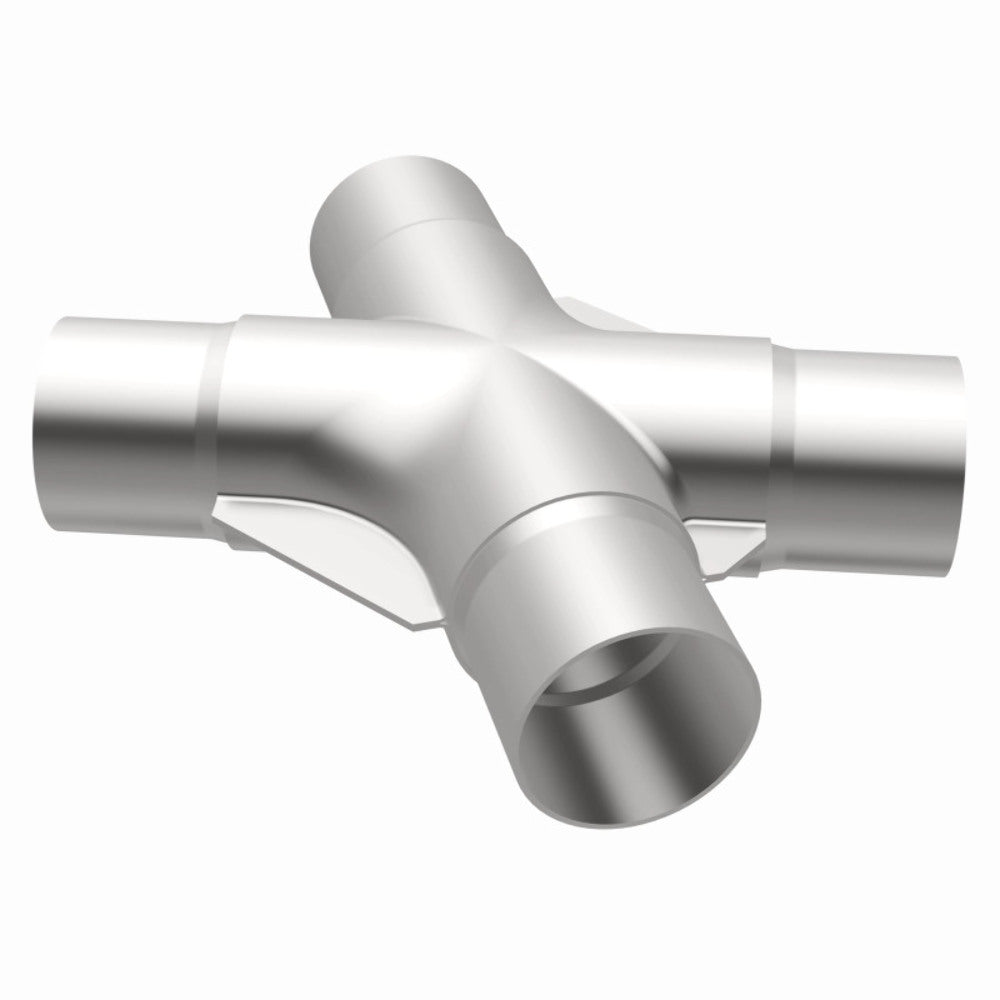 Universal Exhaust Pipe Smooth Trans X 2.25 SS 35deg. 10780 Magnaflow - X Pipe Car Part People