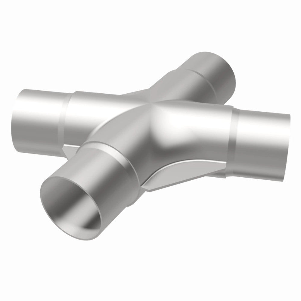 Universal Exhaust Pipe Smooth Trans X 2.25 SS 35deg. 10780 Magnaflow - X Pipe Car Part People