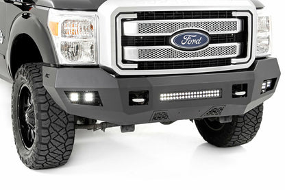 Fits Ford F-250/F-350 Super Duty 2WD/4WD (2011-2016) Front Bumper; 10783
