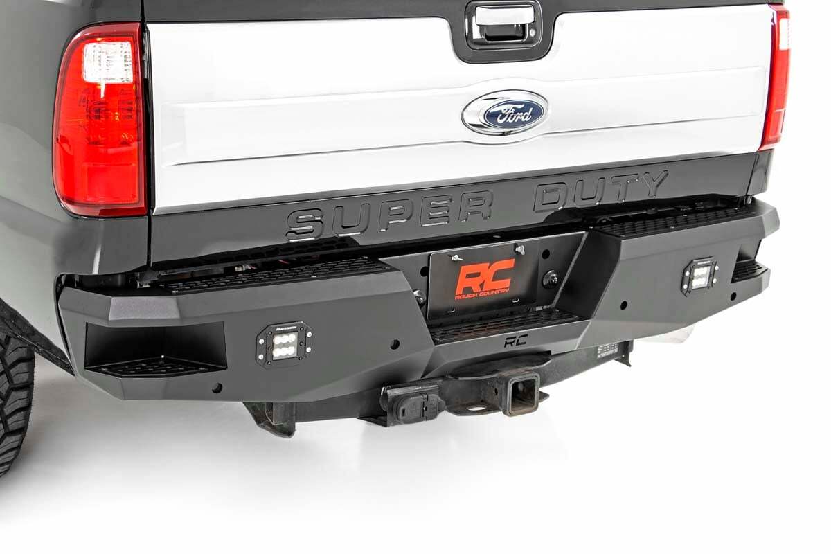 Fits Ford F-250/F-350 Super Duty 2WD/4WD (1999-2016) Rear Bumper; 10784