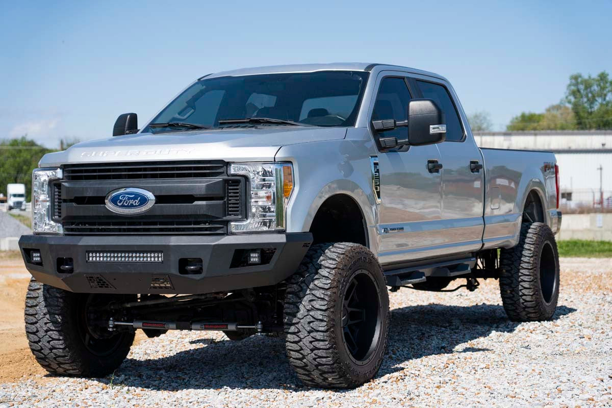 Fits Ford F-250/F-350 Super Duty 2WD/4WD (2017-2022) Front Bumper; 10787