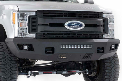 Fits Ford F-250/F-350 Super Duty 2WD/4WD (2017-2022) Front Bumper; 10787