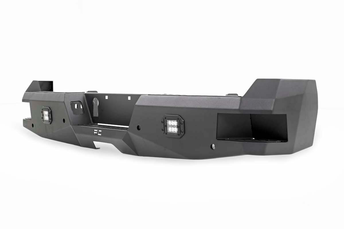Fits Ford F-250/F-350 Super Duty 2WD/4WD (2017-2022) Rear Bumper; 10788