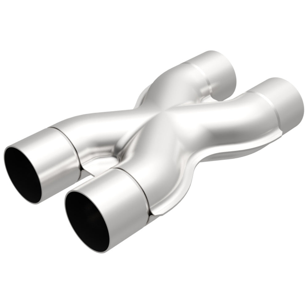 Universal Exhaust Pipe Smooth Trans X 2.25/2.25 X 12 SS 10790 Magnaflow - X Pipe Car Part People