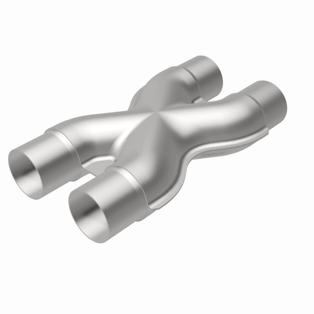Universal Exhaust Pipe Smooth Trans X 2.25/2.25 X 12 SS 10790 Magnaflow - X Pipe Car Part People