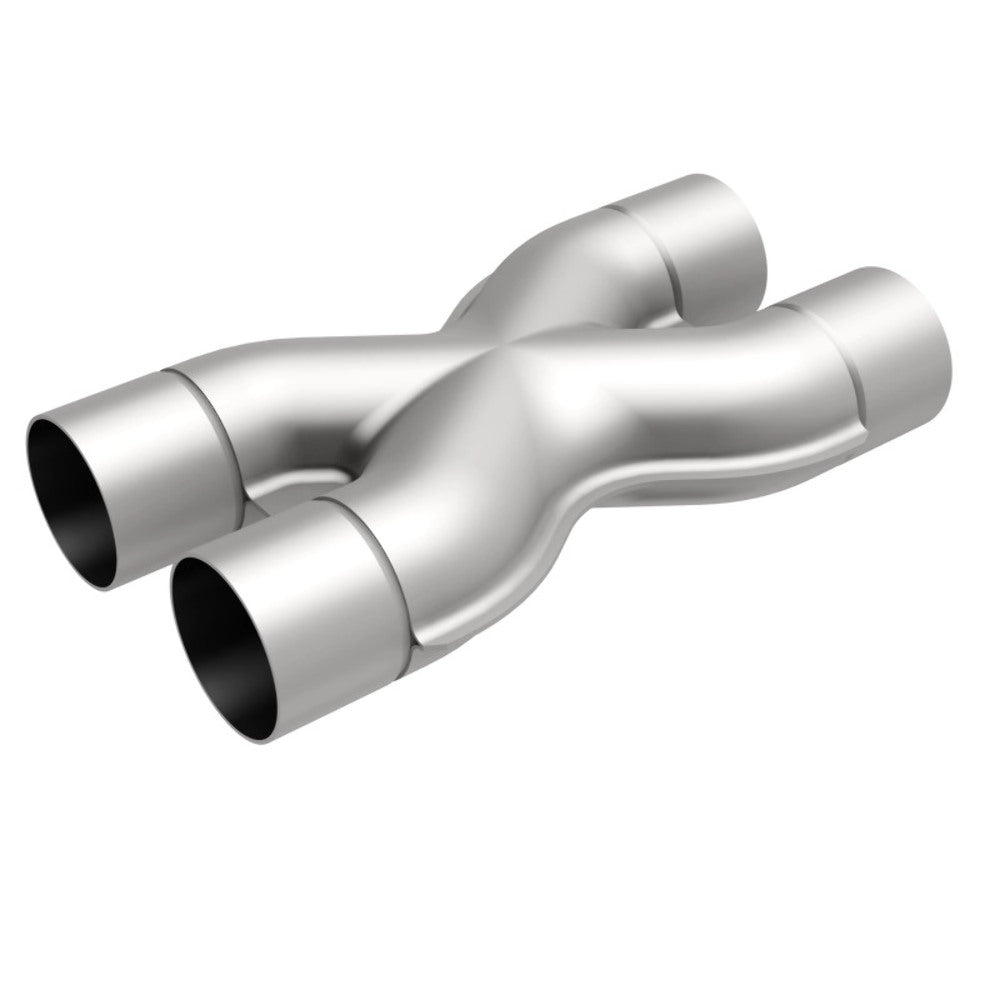 Universal Exhaust Pipe Smooth Trans X 3/3 X 14 SS 10792 Magnaflow - X Pipe Car Part People