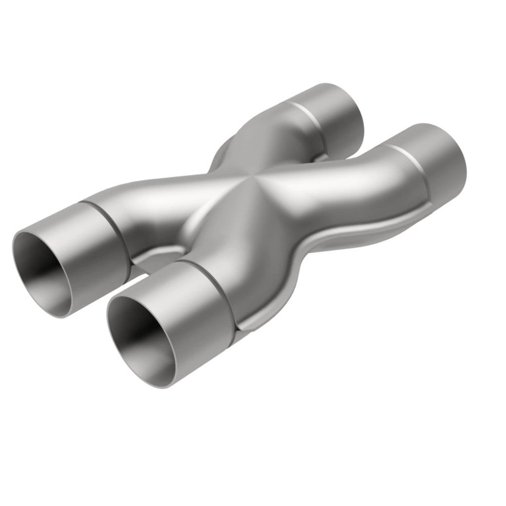 Universal Exhaust Pipe Smooth Trans X 3/3 X 14 SS 10792 Magnaflow - X Pipe Car Part People