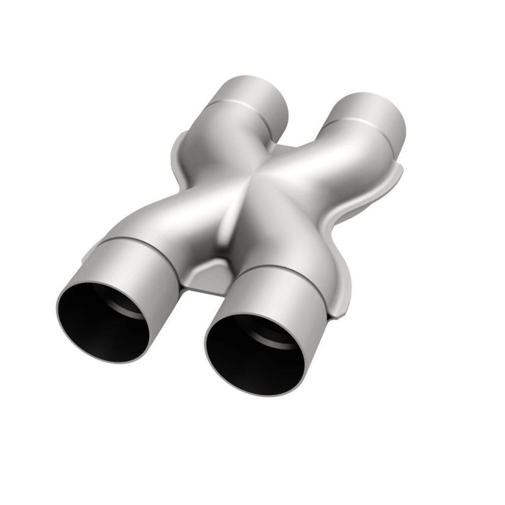 Universal Exhaust Pipe Smooth Trans X 3/3 X 14 SS 10792 Magnaflow - X Pipe Car Part People
