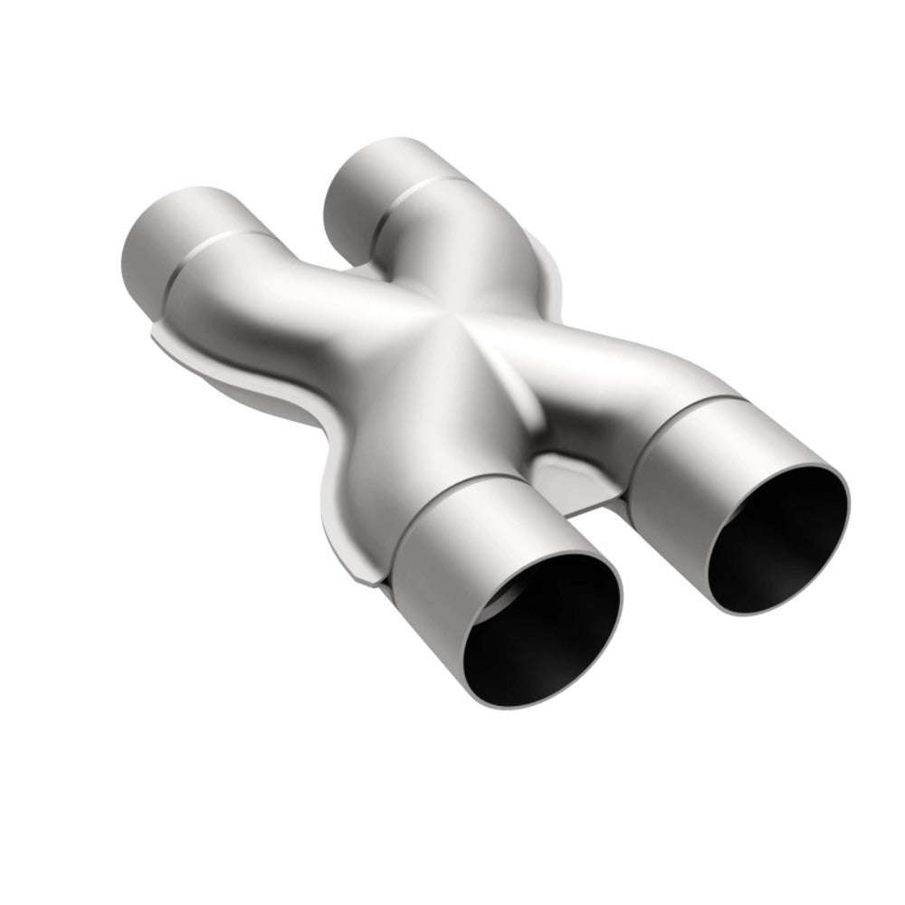Universal Exhaust Pipe Smooth Trans X 3/3 X 14 SS 10792 Magnaflow - X Pipe Car Part People
