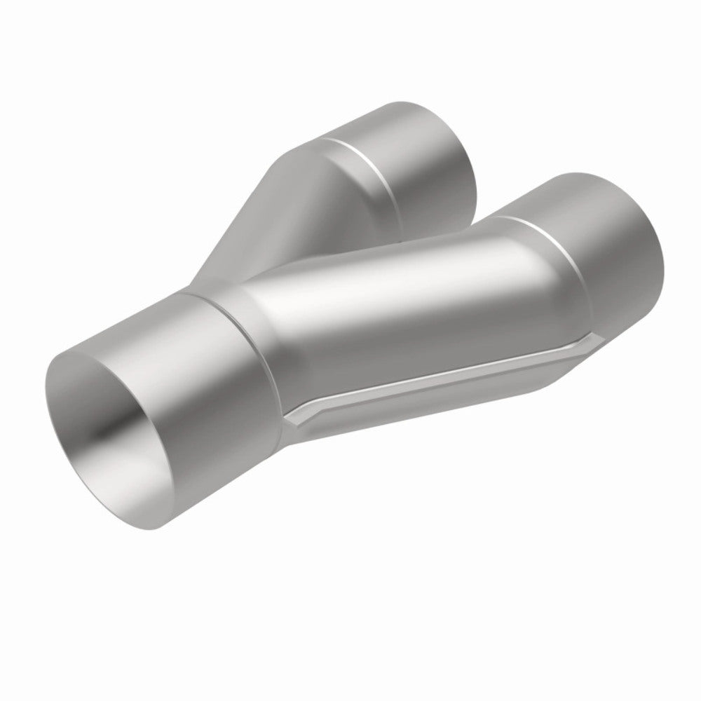 Universal Exhaust Pipe Smooth Trans Y 4 x 13 C/D SS 10799 Magnaflow - Y Pipe Car Part People