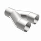 Universal Exhaust Pipe Smooth Trans Y 4 x 13 C/D SS 10799 Magnaflow - Y Pipe Car Part People