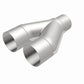 Universal Exhaust Pipe Smooth Trans Y 3.50/4 x 13 C/D SS 10800 Magnaflow - Y Pipe Car Part People