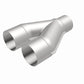 Universal Exhaust Pipe Smooth Trans Y 3.50/4 x 13 C/D SS 10800 Magnaflow - Y Pipe Car Part People