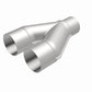 Universal Exhaust Pipe Smooth Trans Y 3.50/4 x 13 C/D SS 10800 Magnaflow
