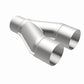 Universal Exhaust Pipe Smooth Trans Y 3.50/4 x 13 C/D SS 10800 Magnaflow - Y Pipe Car Part People