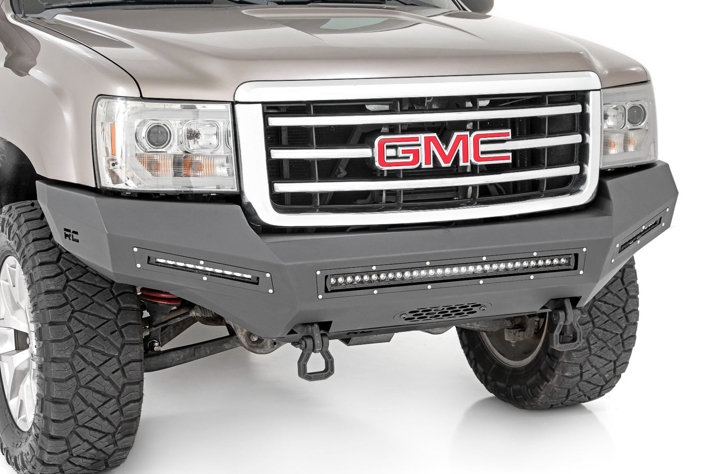 Fits GMC Sierra 1500 2&4WD (2007-2013) Front Bumper; Fabricated; Prerunner 10912