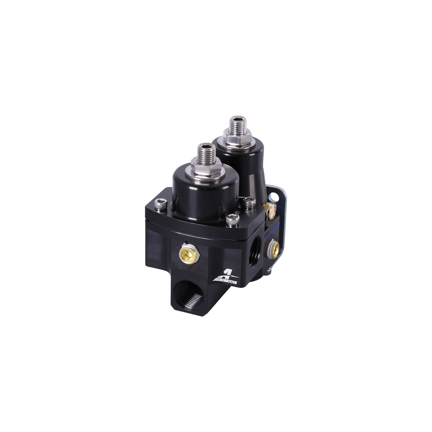 Fuel Pressure Regulator Adjustable Fuel Pressure Universal Fit Aeromotive 13220-BGPL