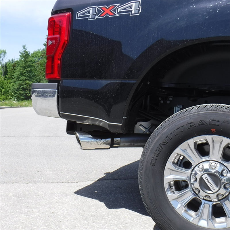 Fits 2017-22 Ford F-250 Super Duty 4" Resonator Back; Single Side; T304-S5247304 - Exhaust Systems Car Part People