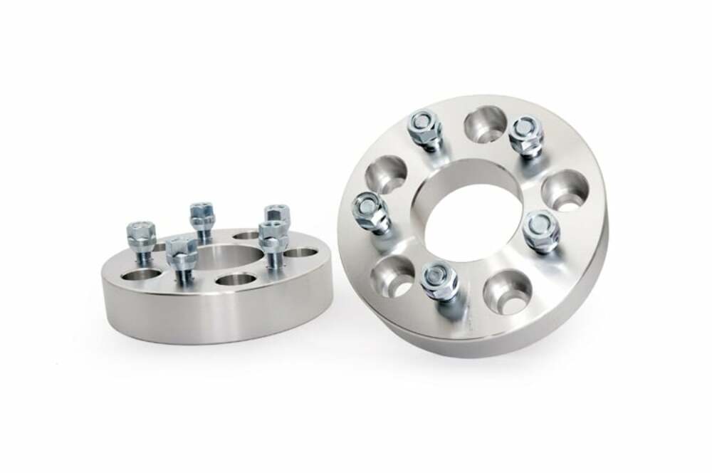 Fits Jeep Wrangler JK (07-18) 1.5" Wheel Adapters; 5x5 to 5x4.5; 1100