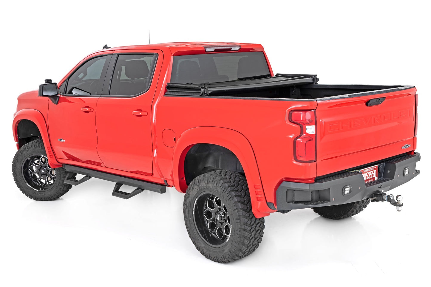 Fits Chevy/GMC 1500/2500HD (19-24) SRX2 Adj Aluminum Step; Crew Cab; 11003A
