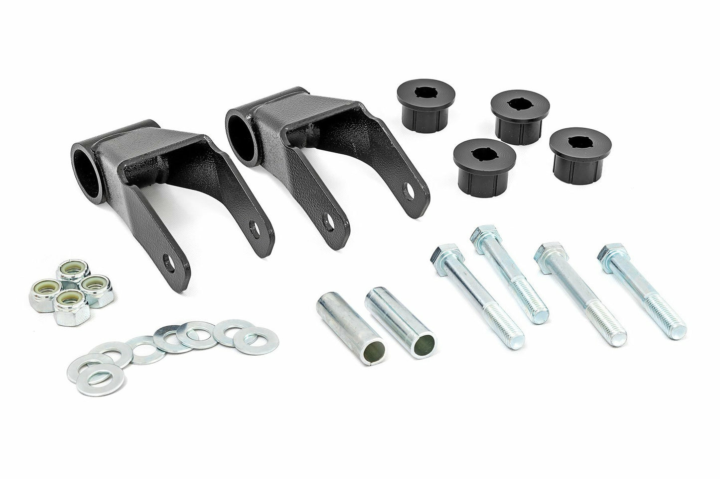 Fits Jeep Cherokee XJ 2WD/4WD (1984-2001) Boomerang Lift Shackles; .75 Inch 1104