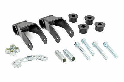 Fits Jeep Cherokee XJ 2WD/4WD (1984-2001) Boomerang Lift Shackles; .75 Inch 1104