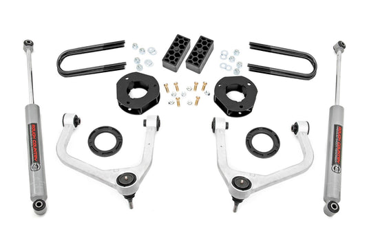 Rough Country 3.5 Inch Lift Kit - Chevy Silverado 1500 2WD/4WD (2025) - 110430