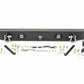 Fits Jeep Cherokee XJ 2WD/4WD (1984-2001) Rear Bumper; 110504