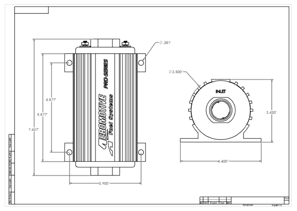 Aeromotive 11102 Pro Series Fuel Pump