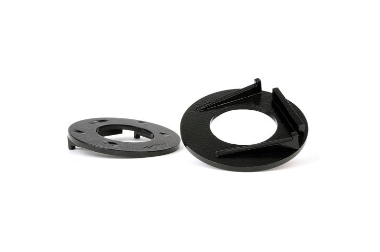 Fits Jeep Wrangler JK (07-18) Rear Coil Spring Correction Plates; 1113