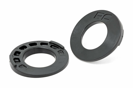 Fits Jeep Wrangler JK (07-18) Rear Coil Spring Correction Plates; 1113