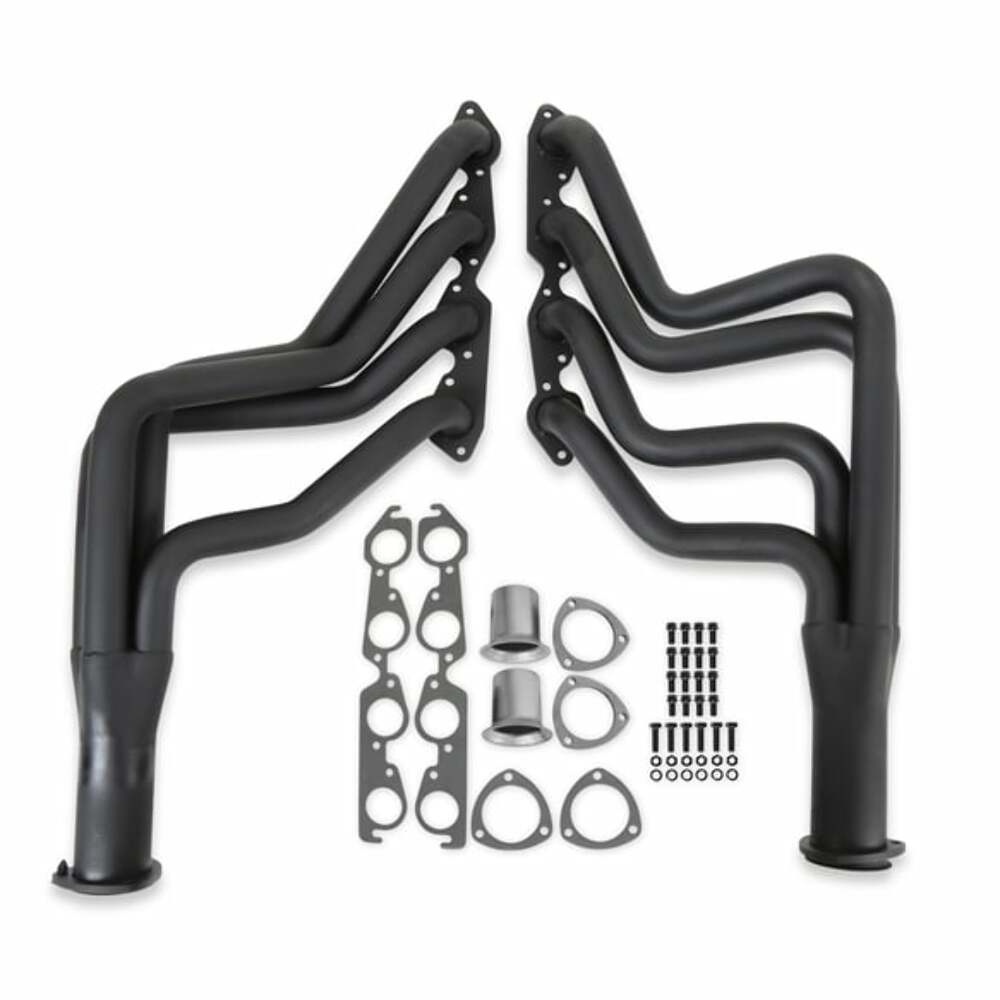 Flowtech Long Tube Header - Black Paint  - 11130FLT
