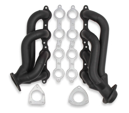Flowtech 11143FLT - Shorty Headers - Black Painted - 2WD/4WD equipped with 6.0L LS V8 Engine