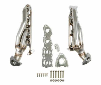 Flowtech 11146FLT - 2007-2014 Toyota Tundra Shorty Header  5.7L - Natural Finish