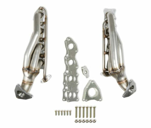 Flowtech 11146FLT - 2007-2014 Toyota Tundra Shorty Header  5.7L - Natural Finish