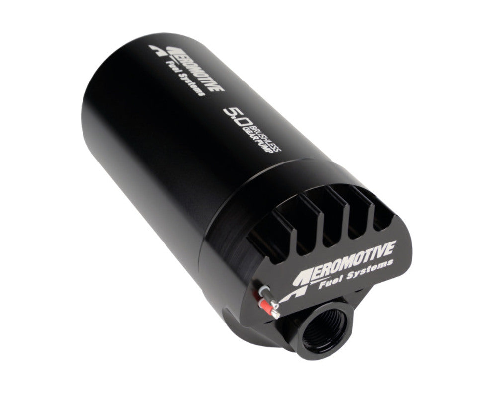 Aeromotive 11182 5.0 Brushless Gear Pump External-Round - Fuel Pump Car Part People
