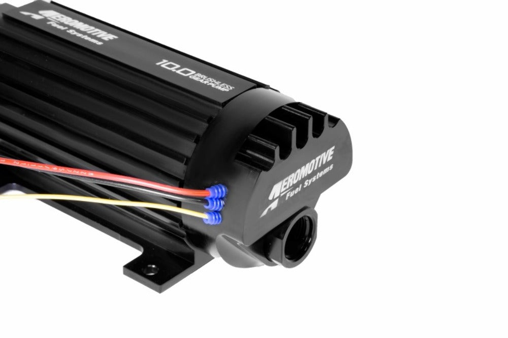 Aeromotive 11198 10GPM Brushless Spur Gear Fuel Pump with TVS Control In-Line - Fuel Pump Car Part People