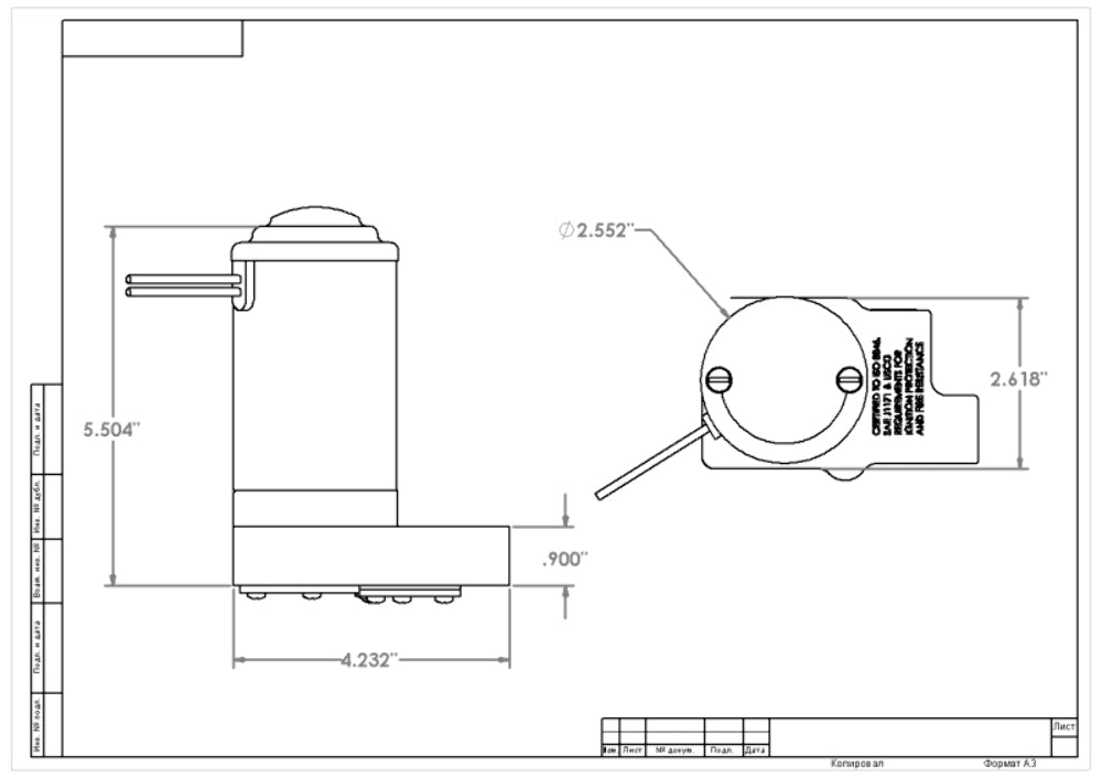 Aeromotive 11211 Marine Carbureted SS Fuel Pump - Fuel Pump Car Part People